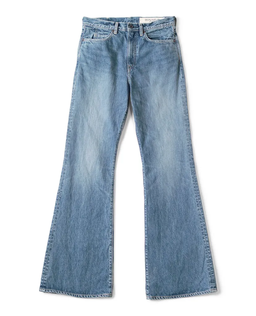 Kapital 14oz flare denim 5p okabellbo 27inch