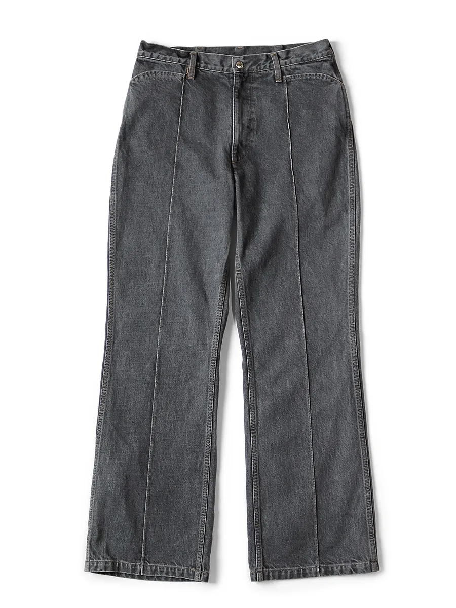 Kapital 14oz Black Denim 5P Frisco