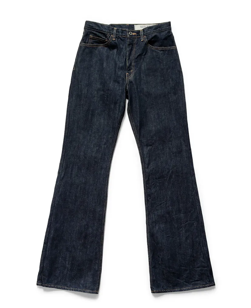 Kapital 14oz Denim 5P Rat Flare Pants 27inch