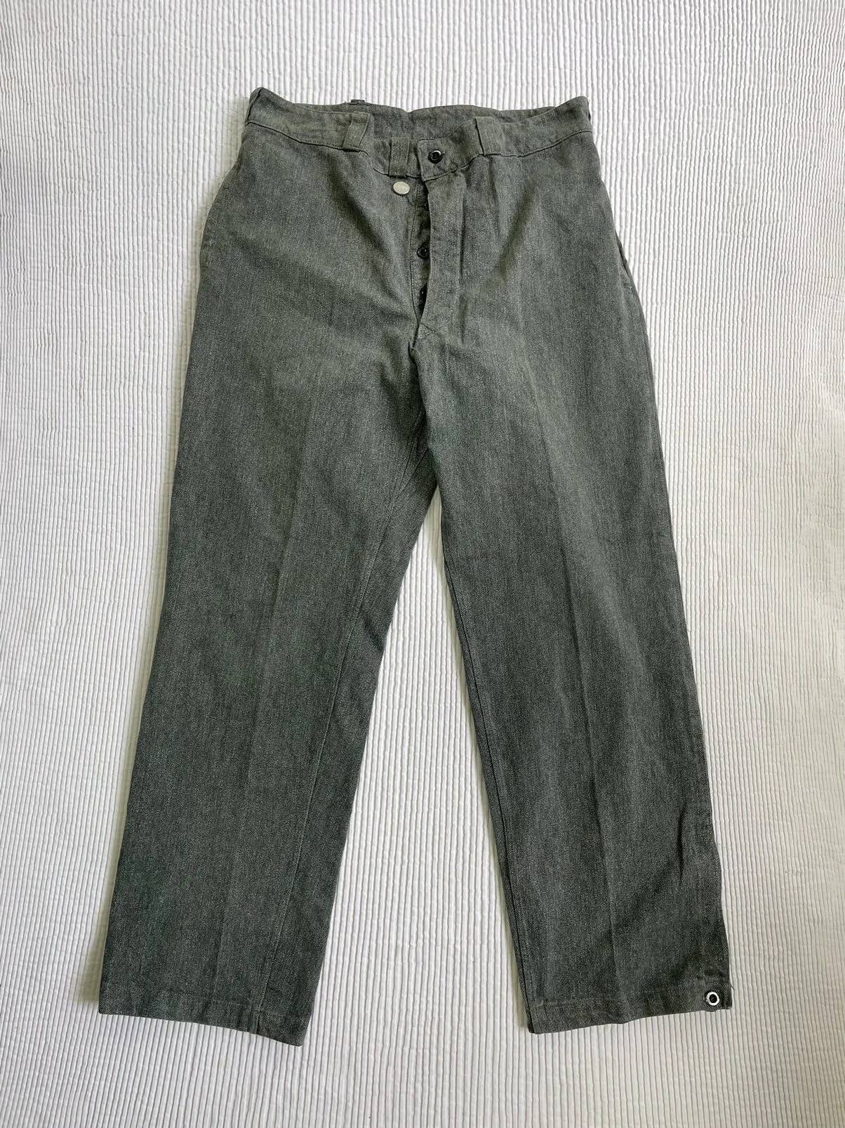 60s Swiss Prison Salt Pepper Pants