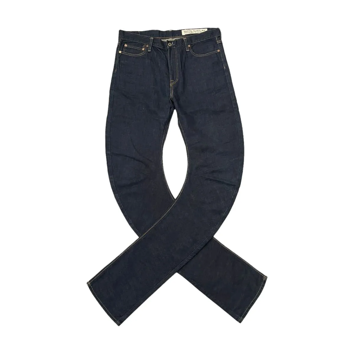 Kapital Curved Denim Pants