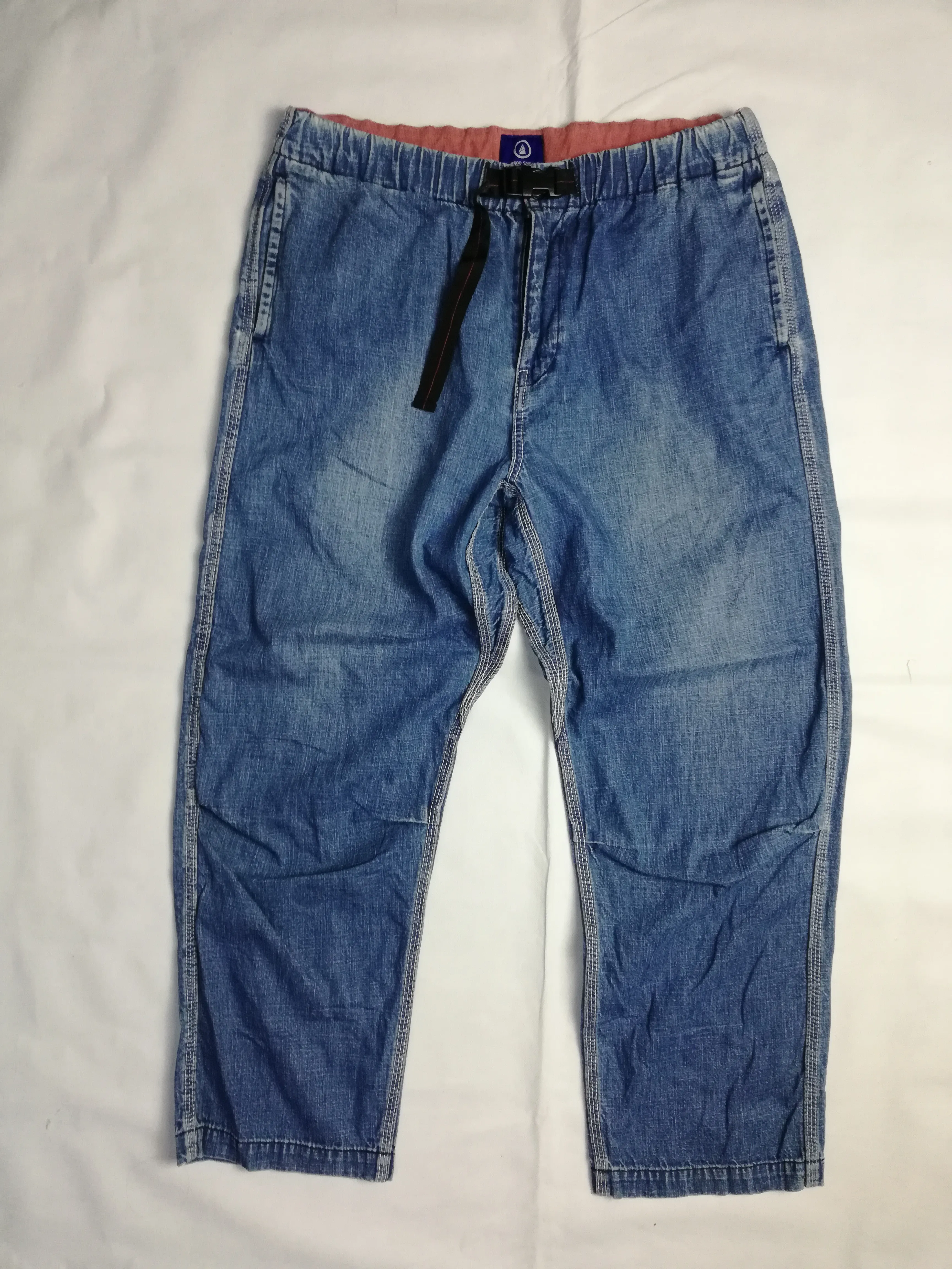 Kato' x Bamboo Shoots Denim Easy Pants