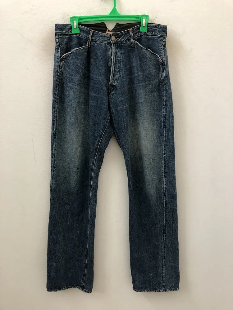 KATO Made in Japan Buckle Back Selvedge Denim Jeans