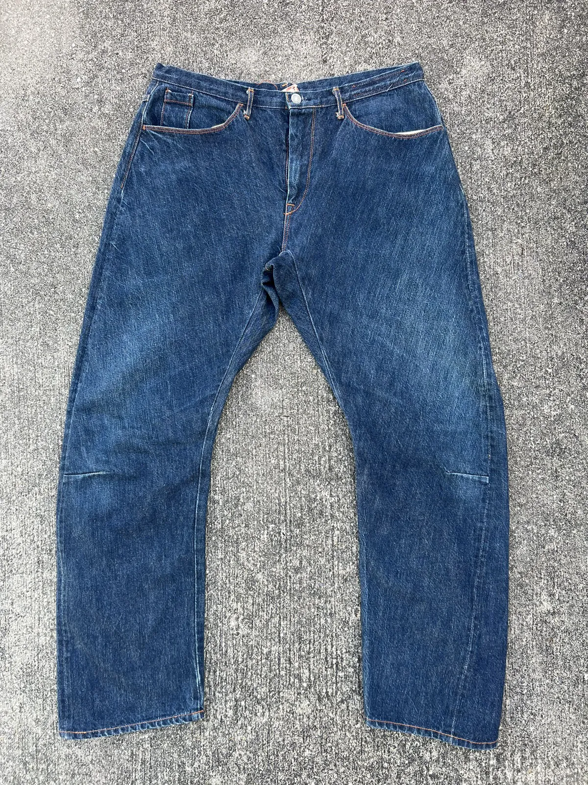 Vintage Kato Japan Selvedge Denim Curved Leg Jeans