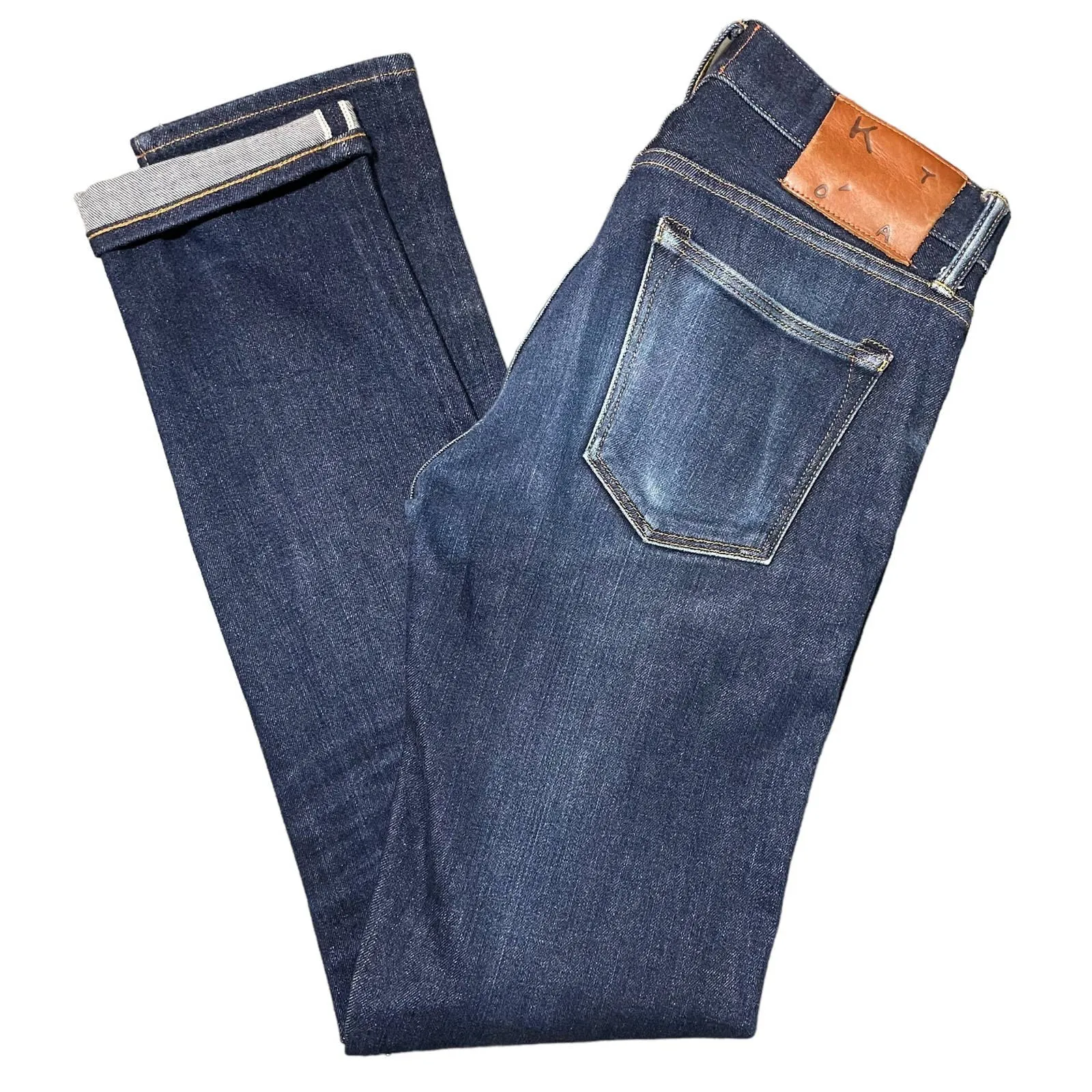 Hiroshi Kato The Pen Slim Selvedge Raw Denim Jeans - Size 29