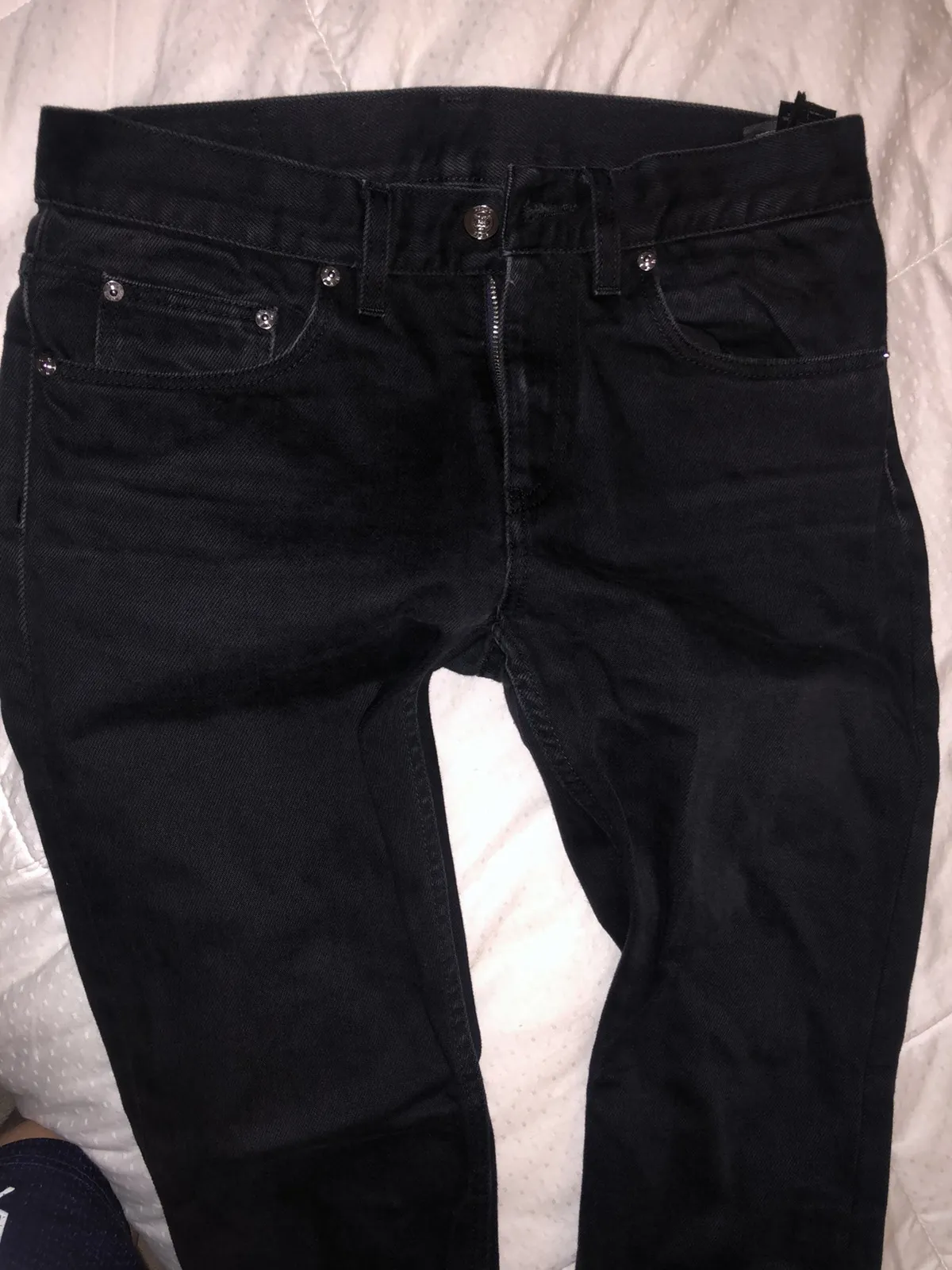 black kenzo skinny jeans