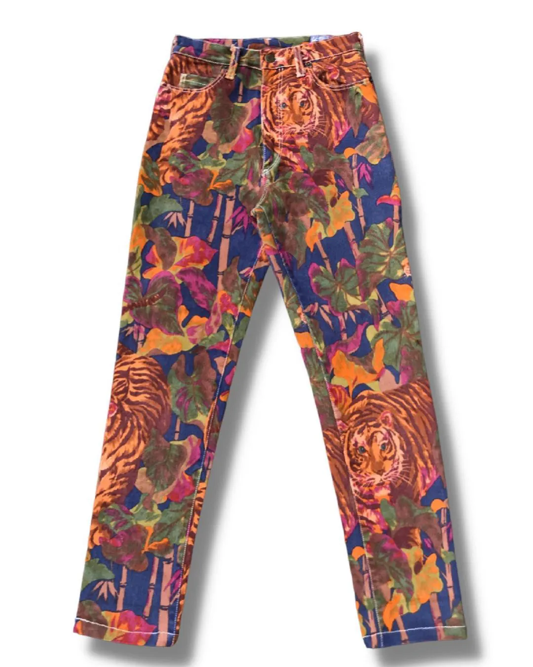 Vintage KENZO JEANS nice desaign trousers pants