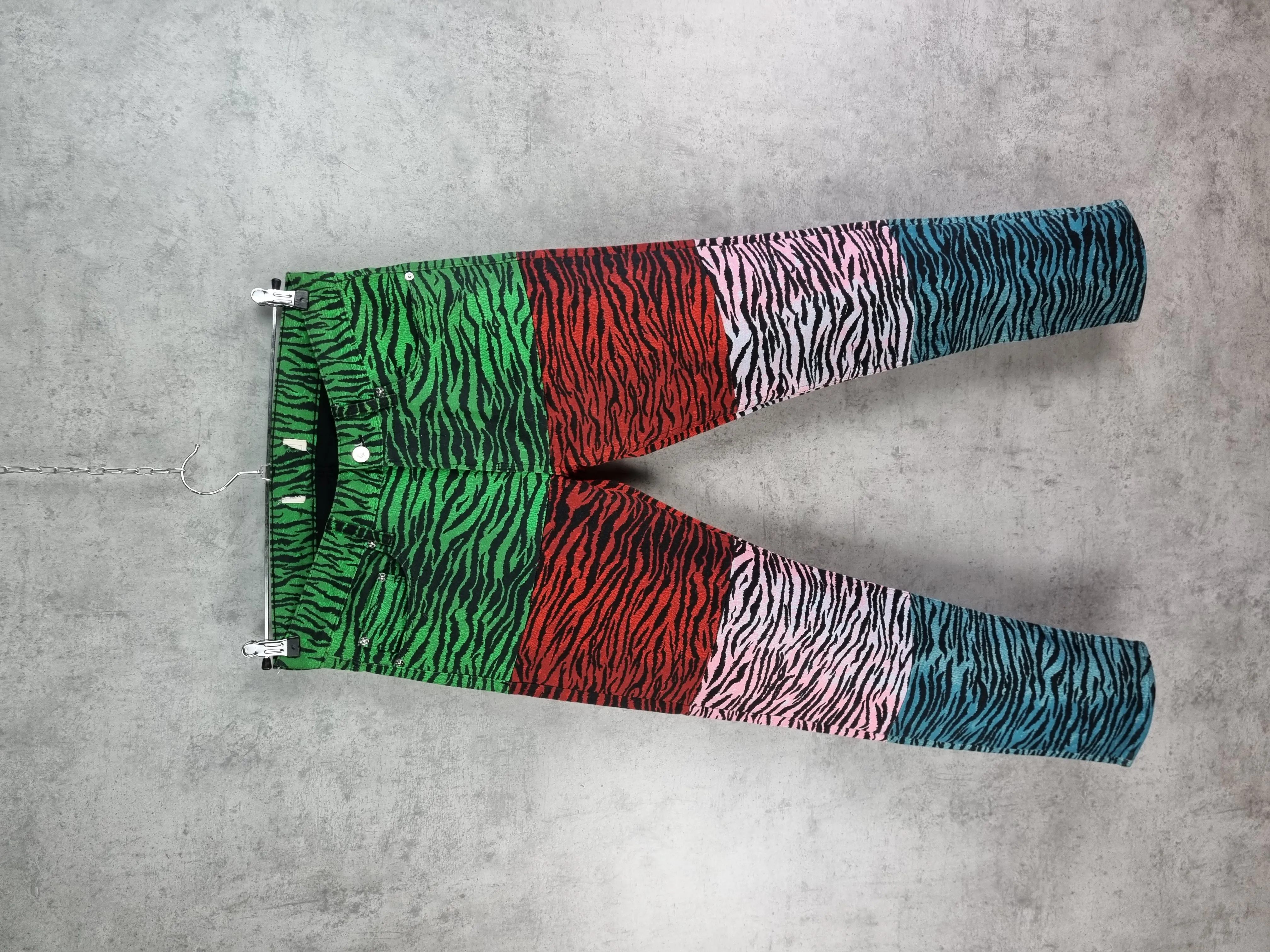 Kenzo Jungle Paris Burgundy Chino Slim Pants