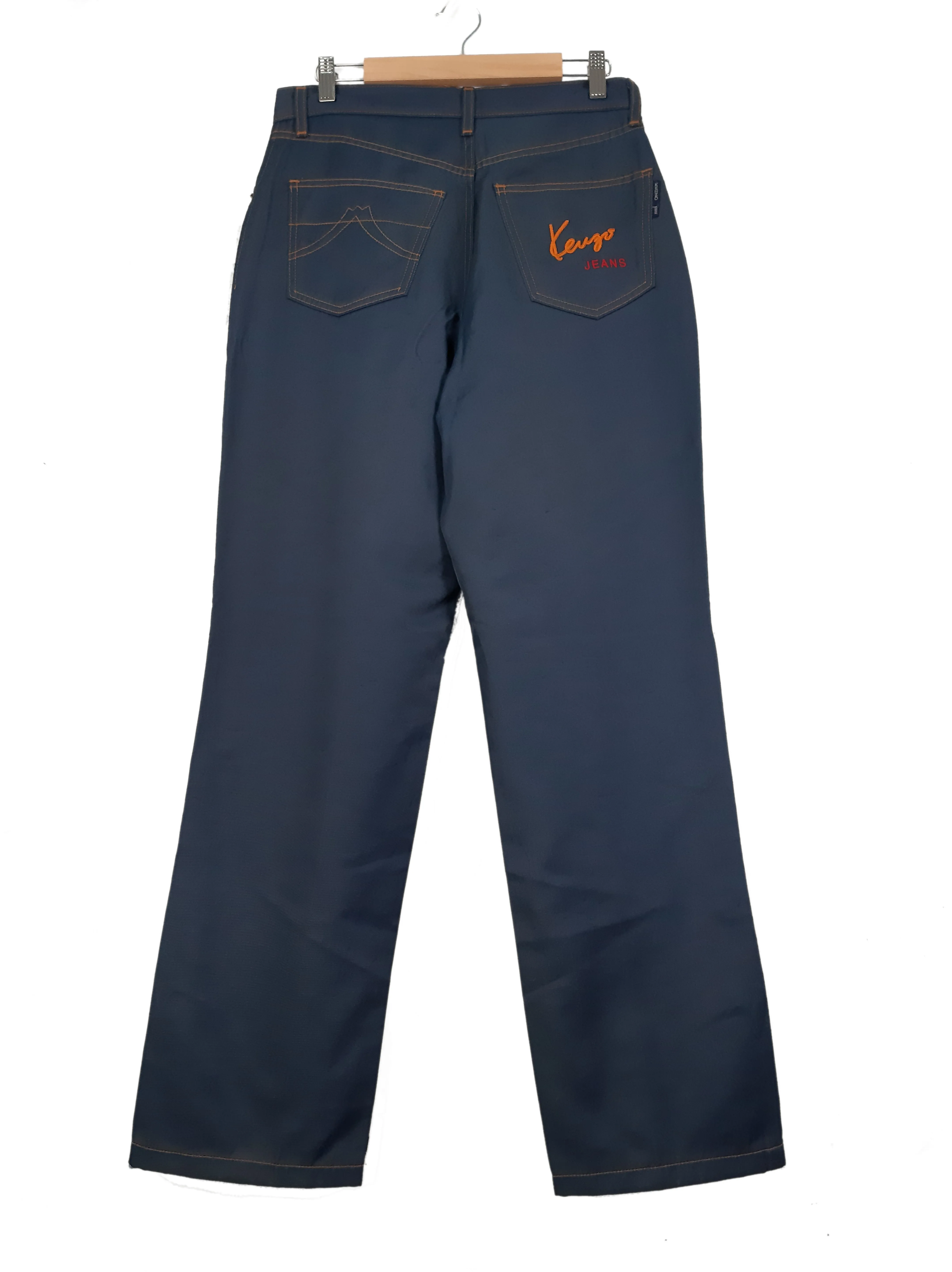 Japanese Brand Kenzo Jeans Regular Polyester Denim