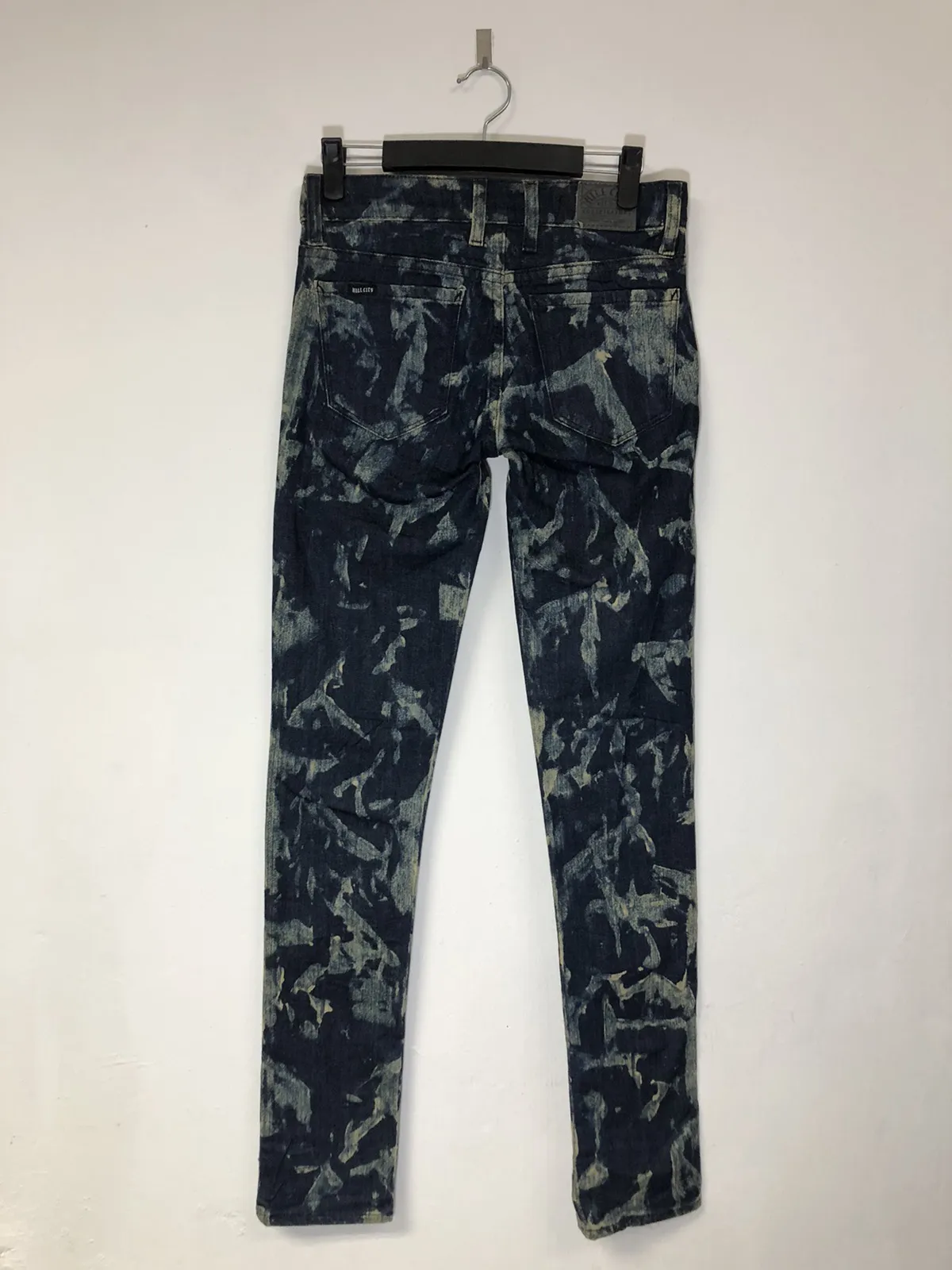 KILL CITY CONSPIRACY DENIM JEANS TIE DYE BLEACH WAIST 29