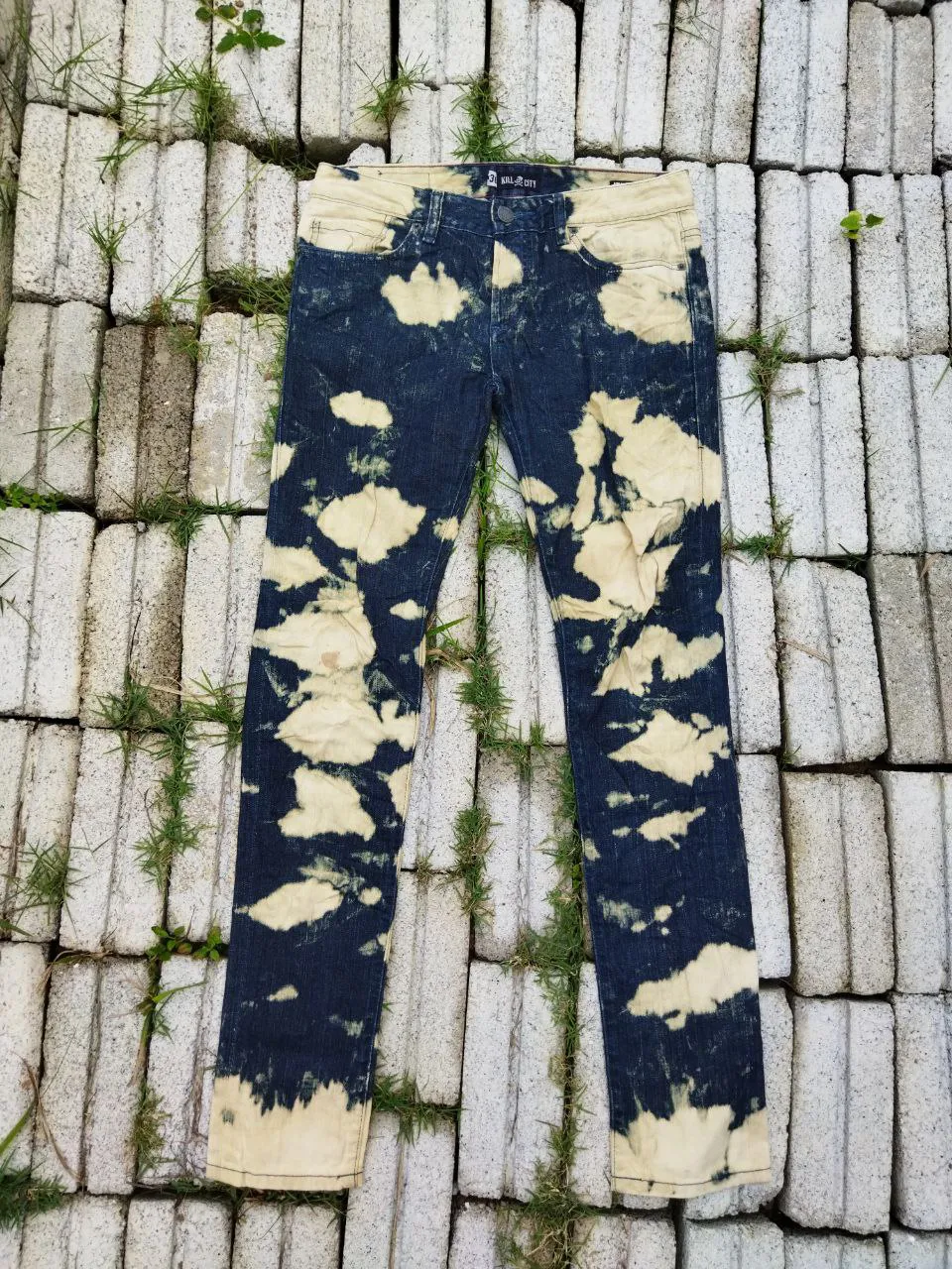 Rare🔥Kill City Junkie Fit Bleach Jeans
