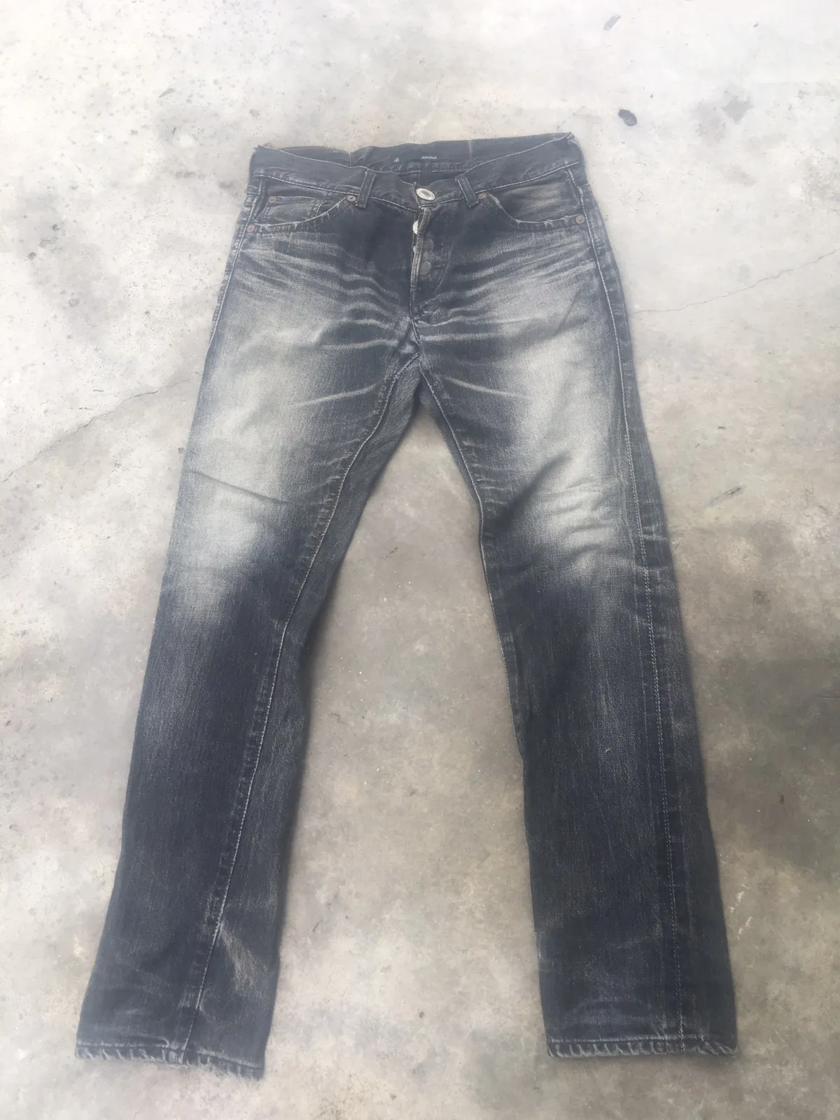 Distressed Jeans Japan John Bull Kojima Selvedge W33 L42