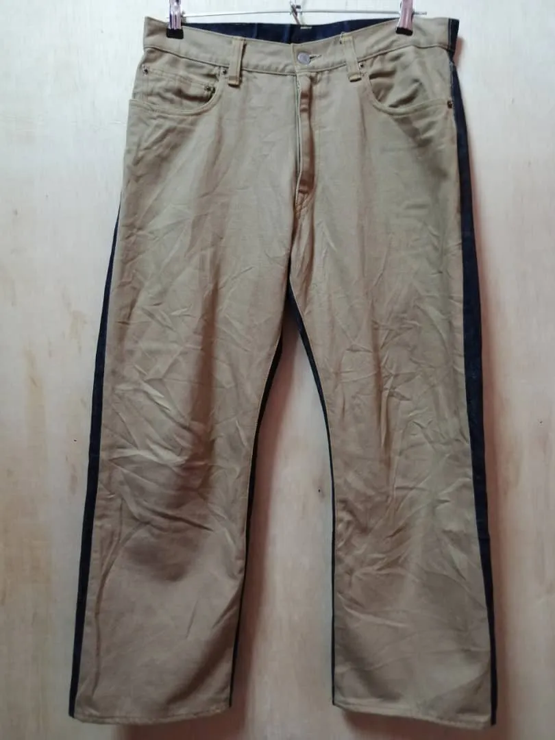 KOJIMA GENES TWO TONE DENIM JEANS