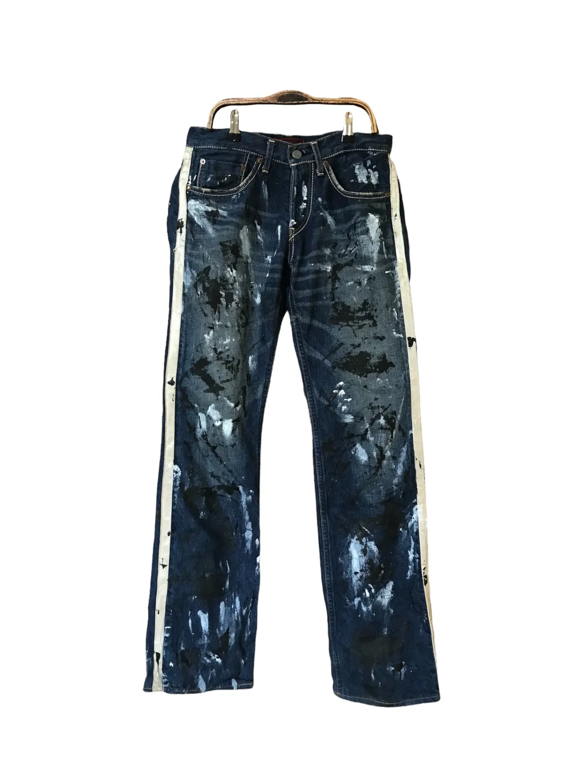 John Bull Kojima Japan Side Tape Painter Jeans