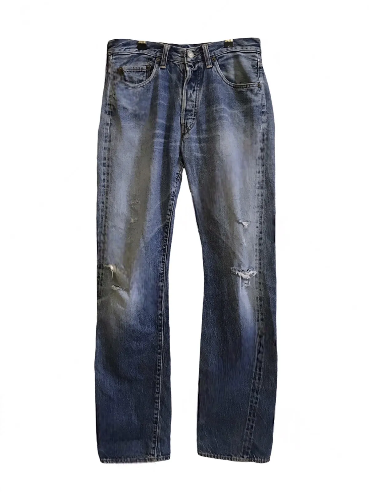 Sewing Chop by John Bull Distressed Selvedge Grunge Jeans
