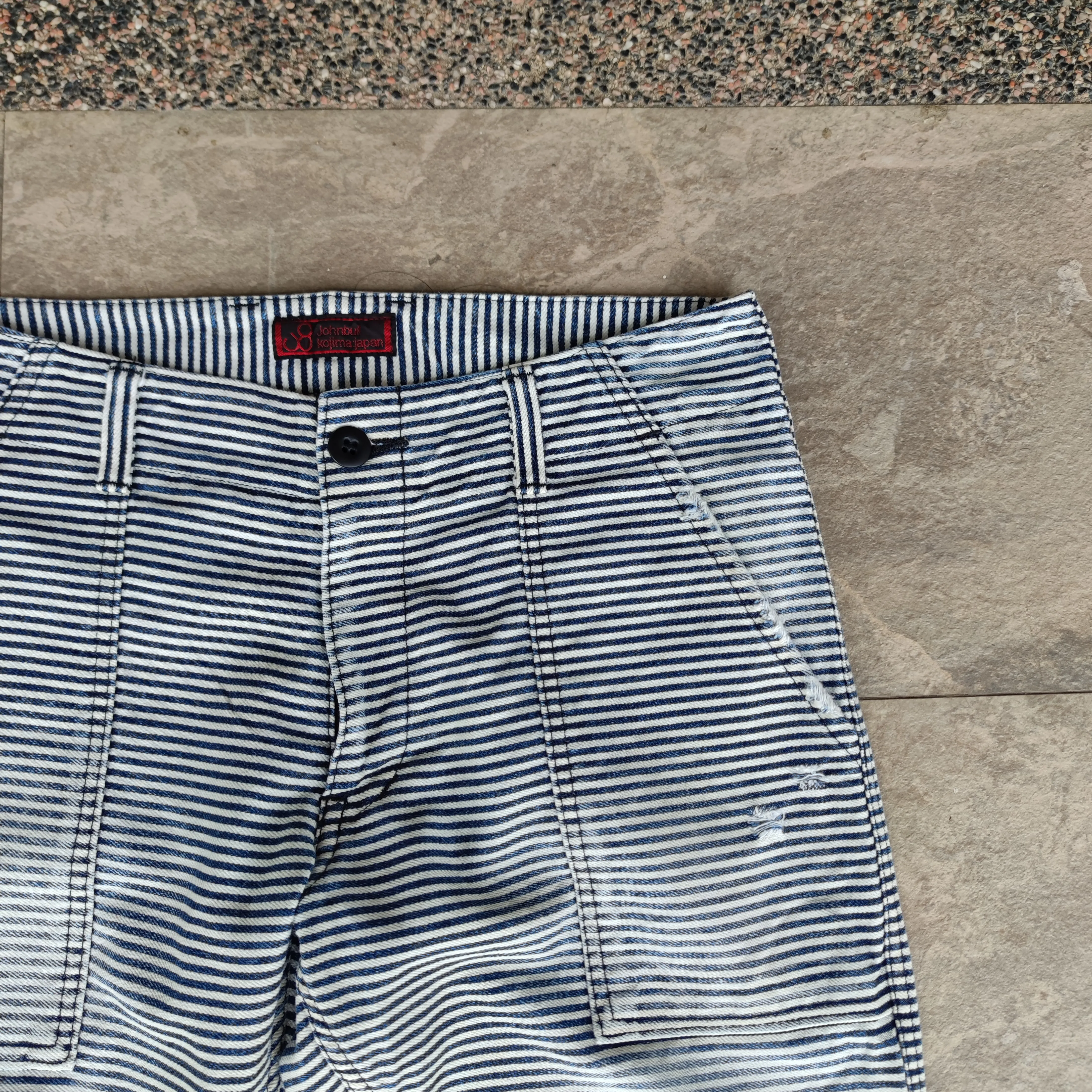 JOHNBULL KOJIMA JAPAN BORDER STRIPED DENIM