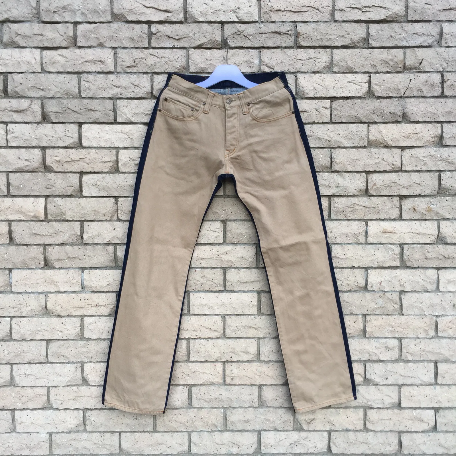 KOJIMA Mix Fabrix Denim.. Nice Design.. Jeans By Kojima..