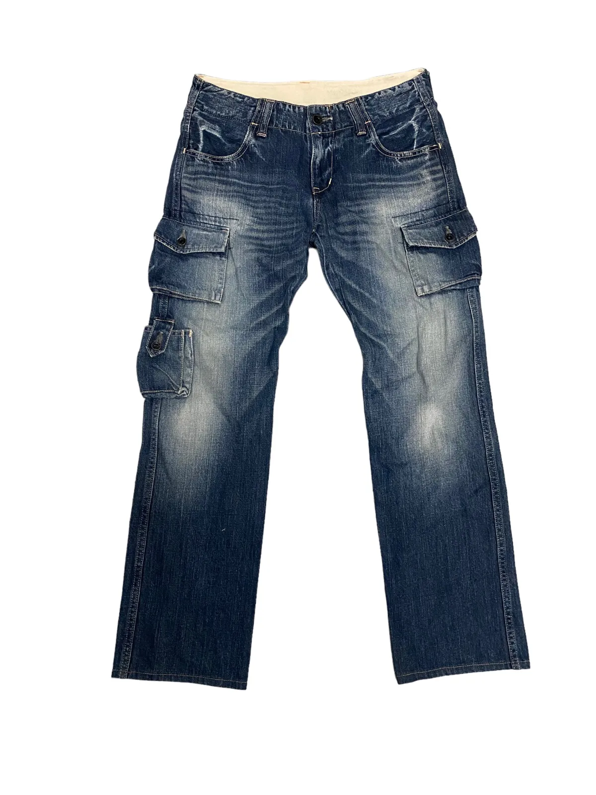 Offer‼️Vintage JohnBull Kojima Japan Cargo Jeans 3D Pockets