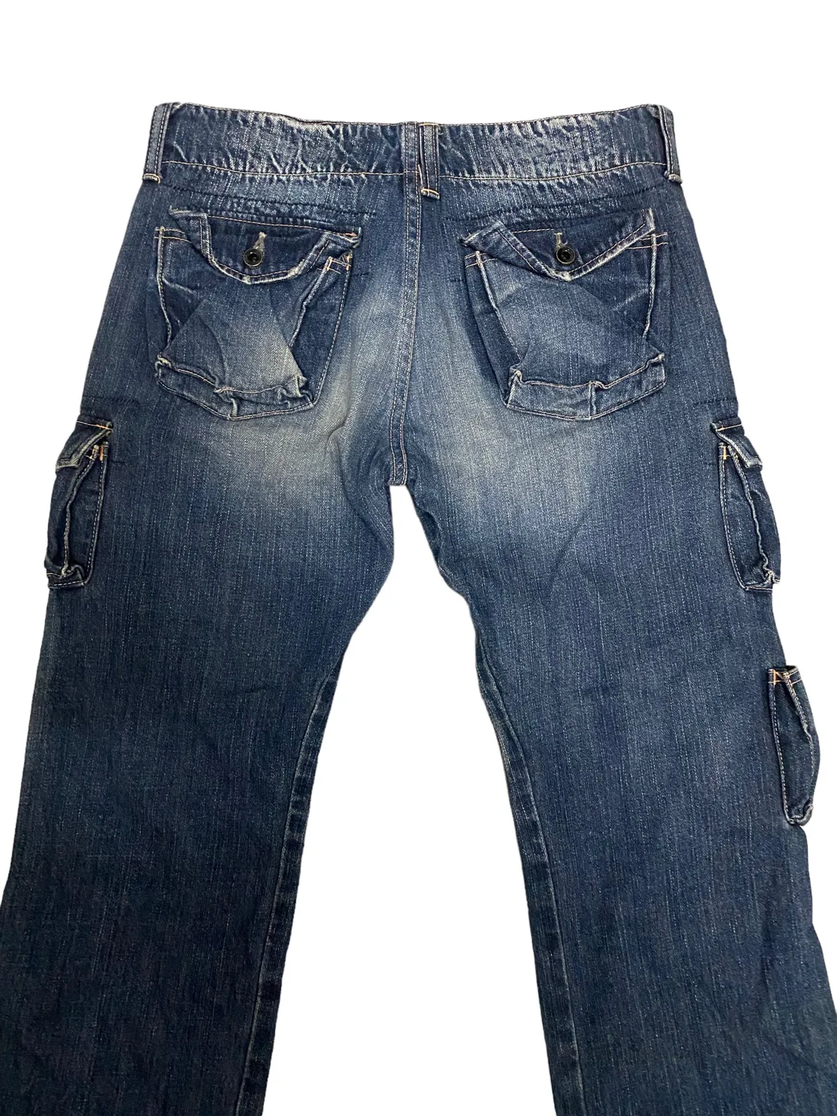 Offer‼️Vintage JohnBull Kojima Japan Cargo 3D Pockets Jeans