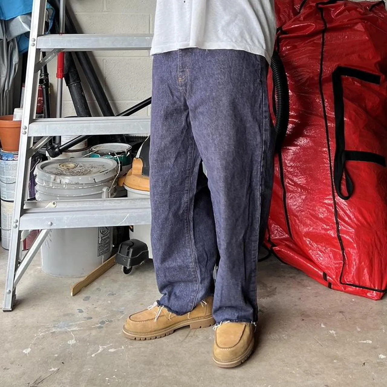 Y2K Krew Baggy Jeans 36x26