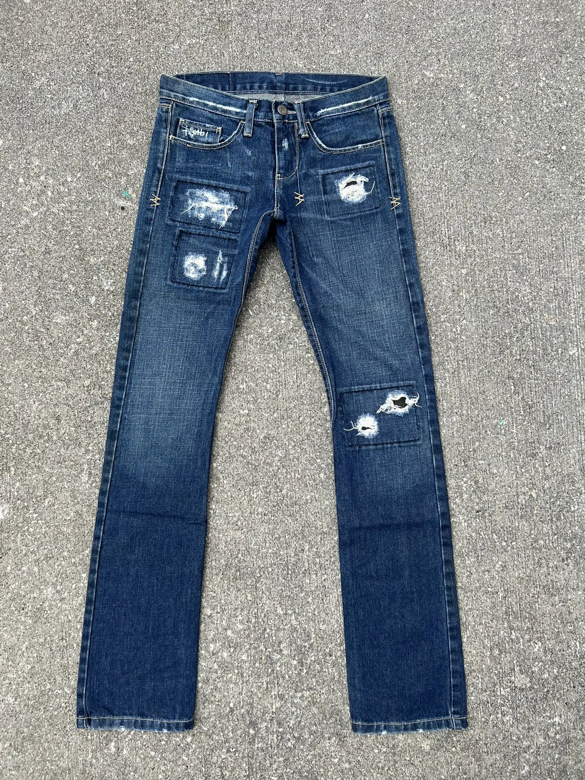Tsubi Australia Super Ruin Canyon Scooter Denim Jeans