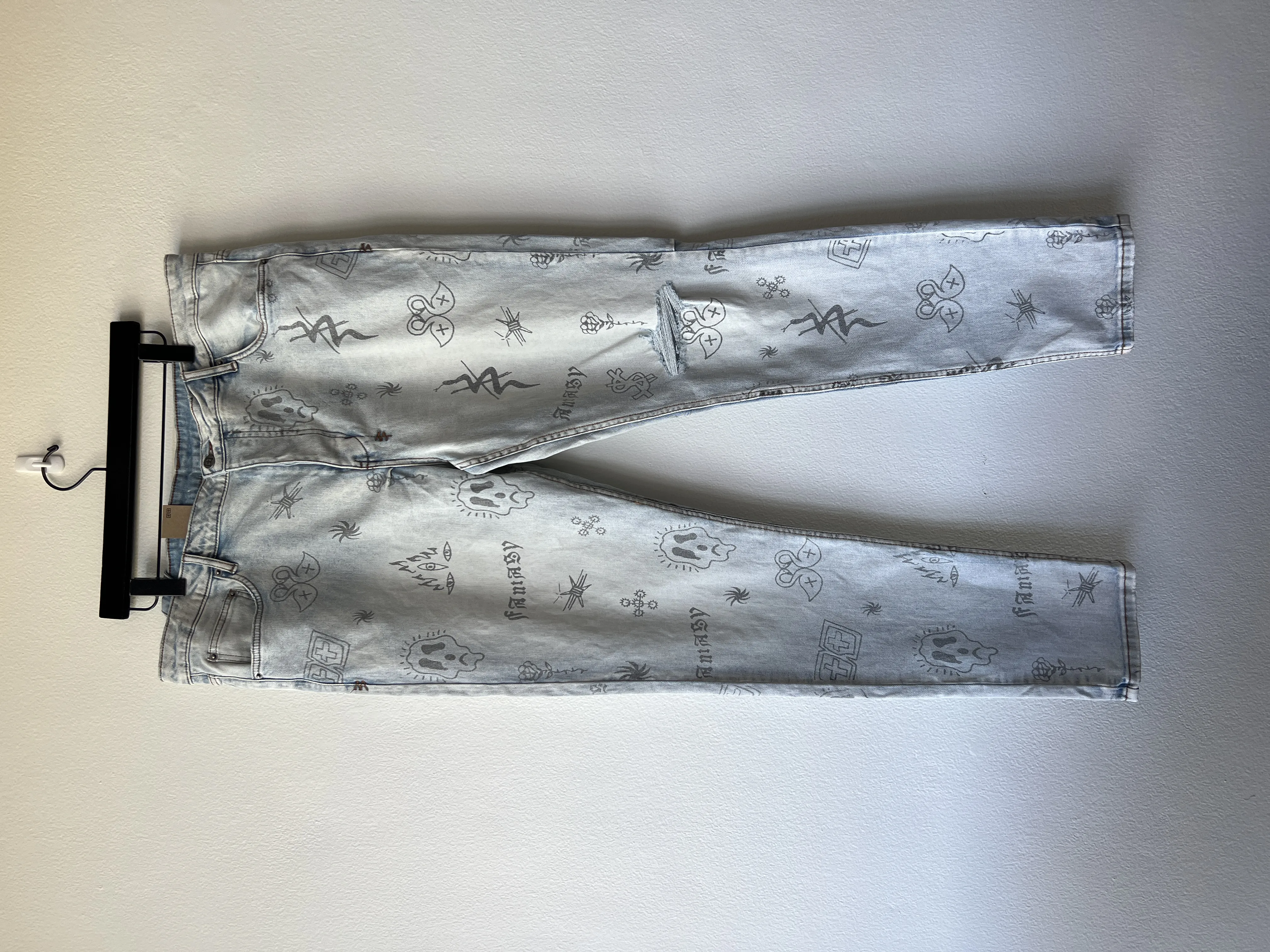 jean chitch slim blue stik n poke extra large 2xl xxl 40 42
