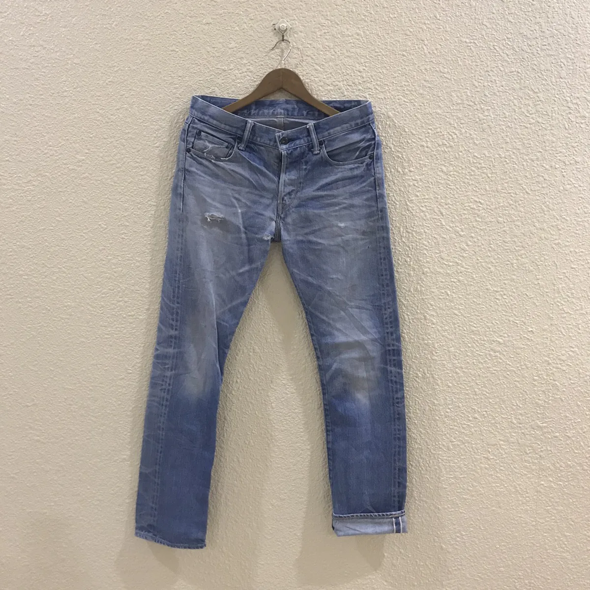 Black by Kuro distressed denim made in Japan
