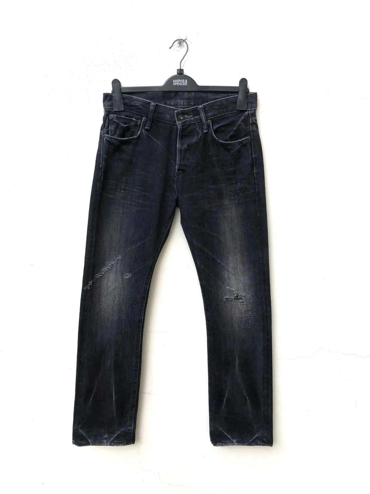 Kuro Japan Rips Distressed Selvedge Denim Jeans