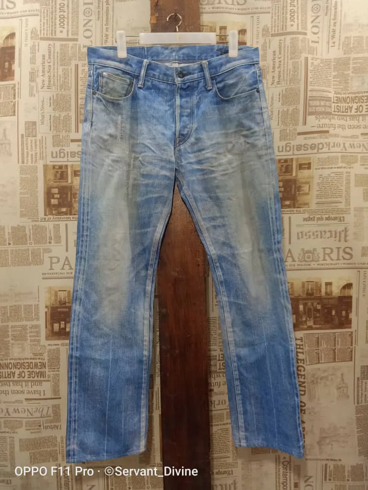Vintage KURO - GRAPHITE Selvedge Aging Wash Denim