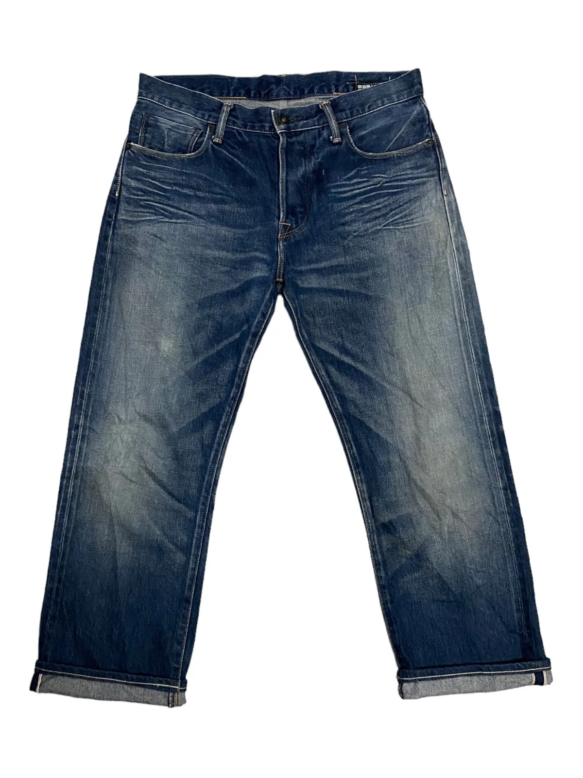 OFFER‼️Vintage Kuro Denim Selvedge Distressed Denim Jeans