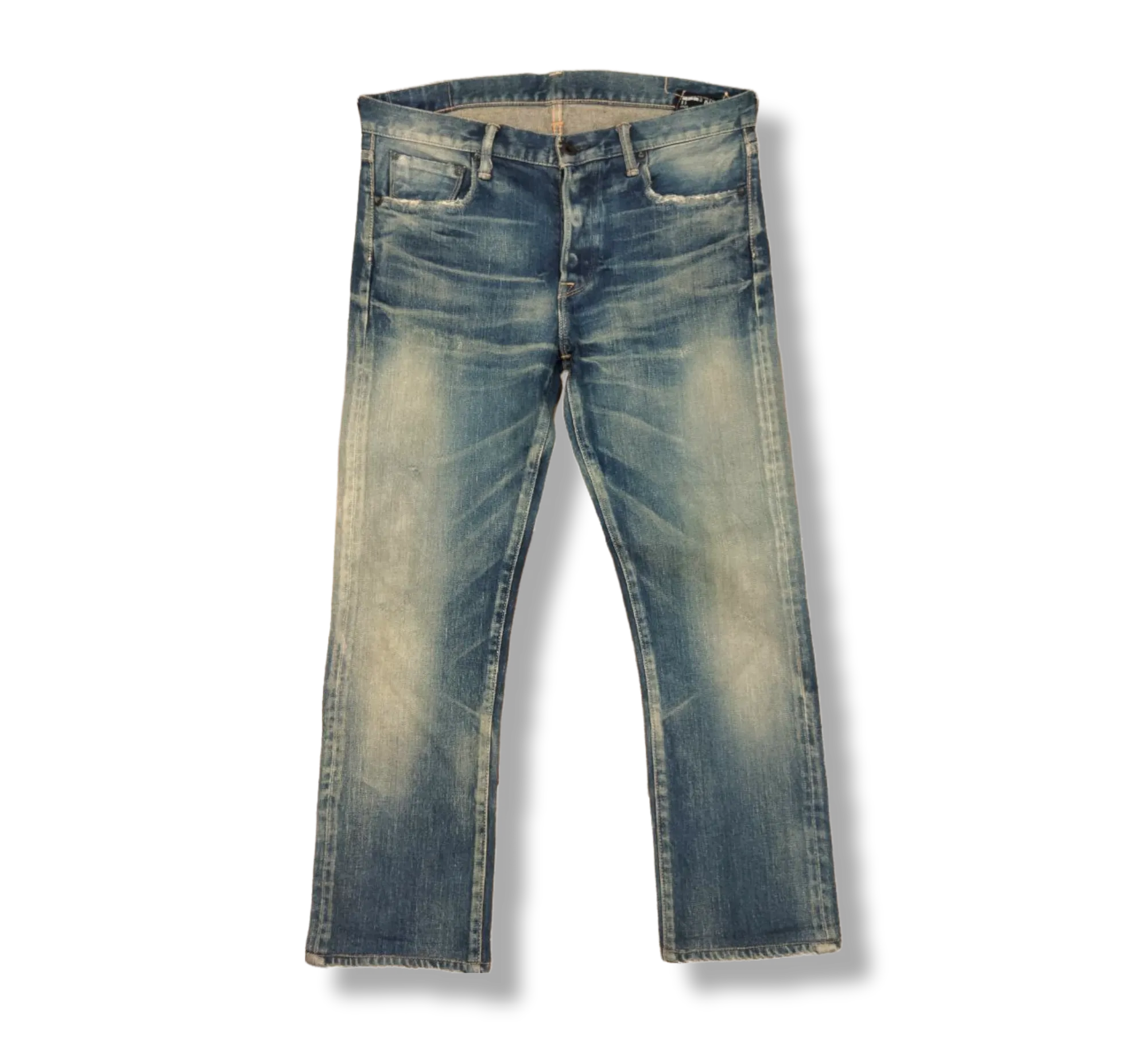 Rare🔥Kuro Diamante Cropped Reworked Jeans