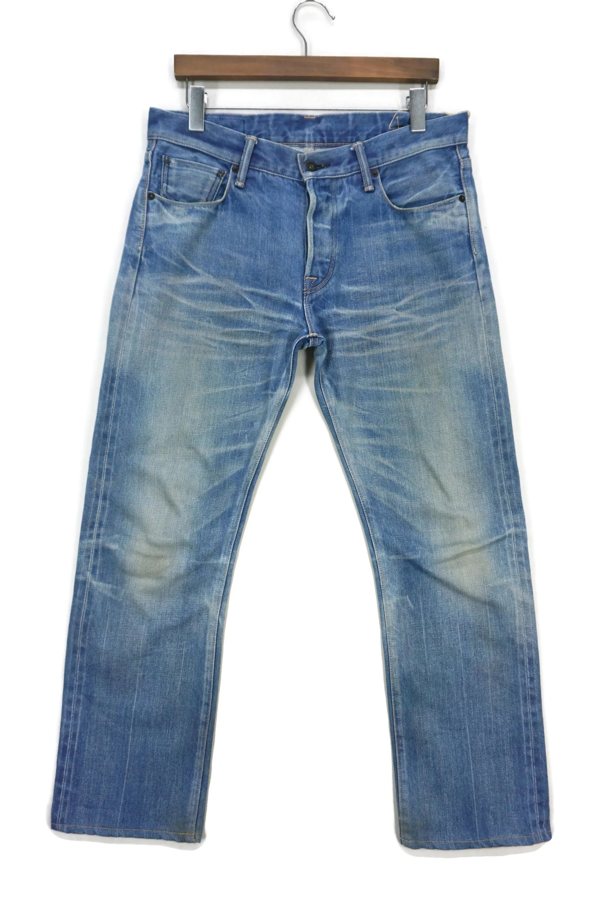 Selvedge Graphite Straight Leg Tapered Made in Japan