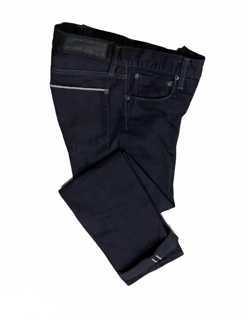Kuro Japan Selvedge Denim All Black