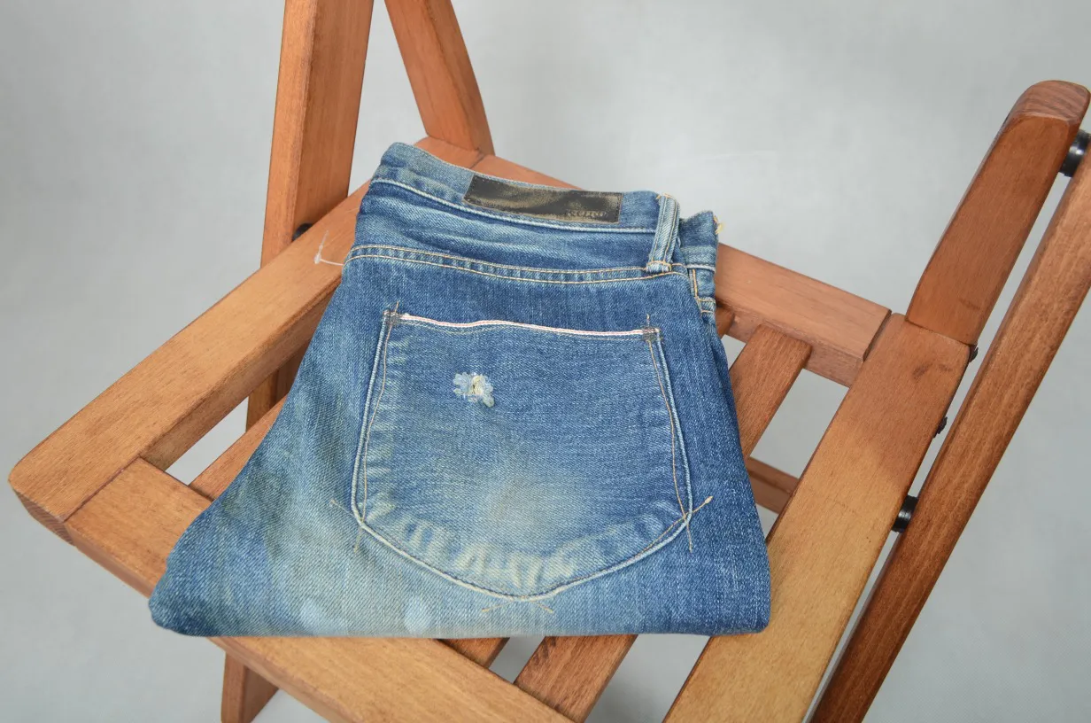 Kuro denim selvedge jeans graphite size 29 fits 30