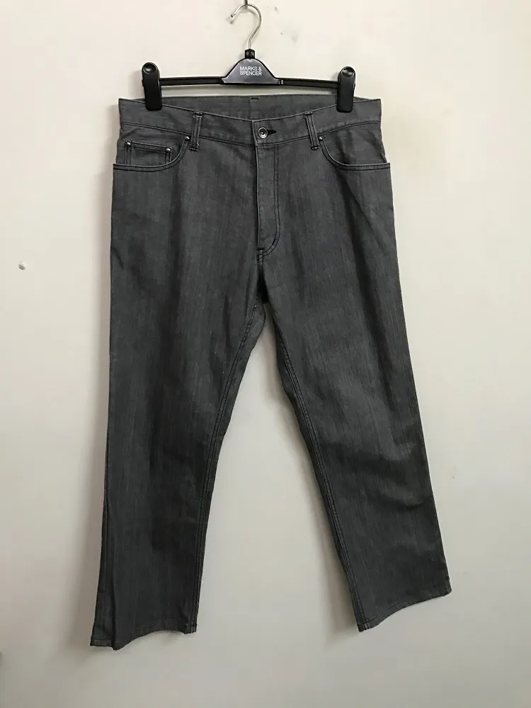 LANVIN COLLECTION Made in Japan Grey Denim Jeans