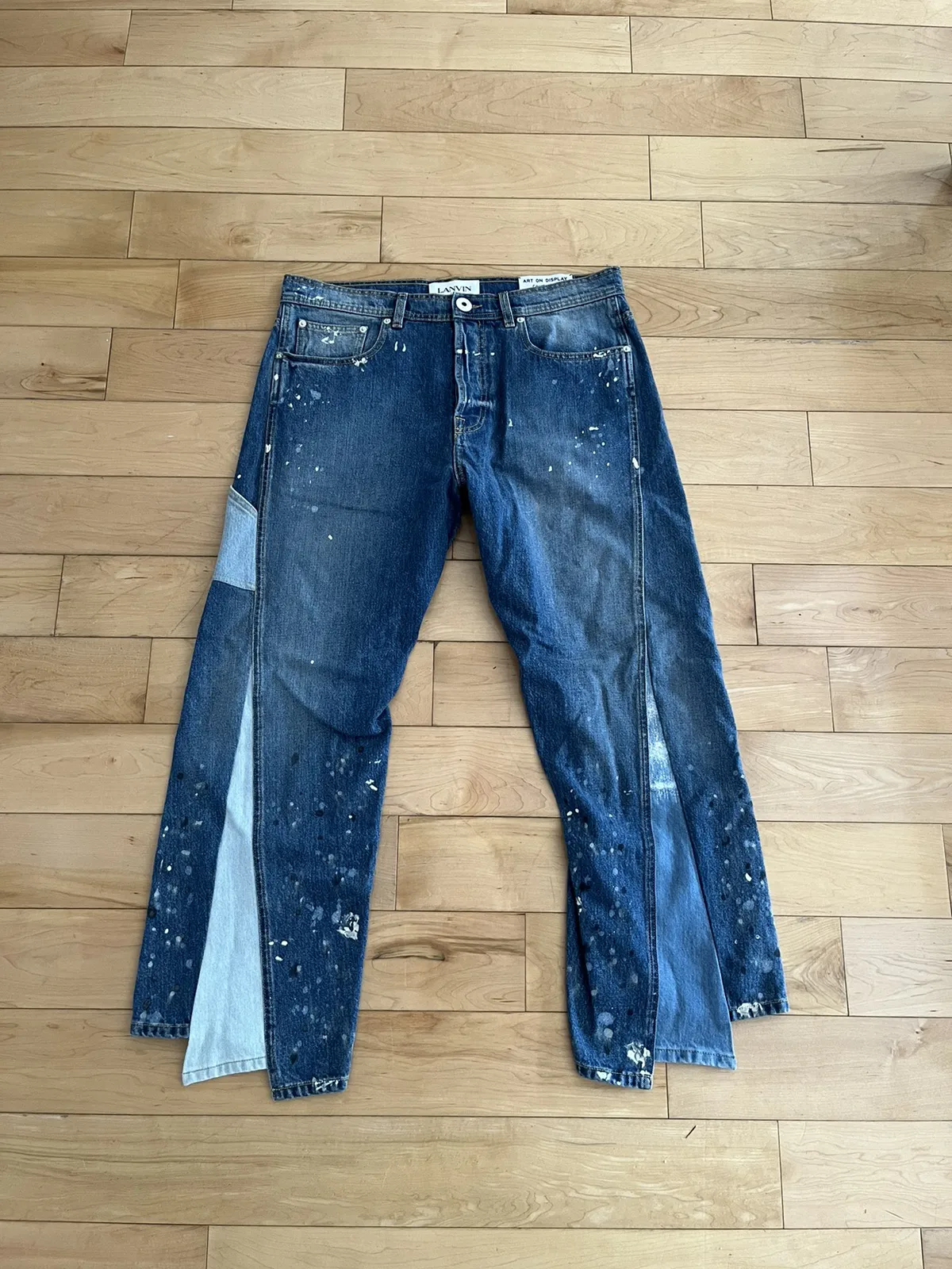 Lanvin X Gallery Dept Flared painter Denim
