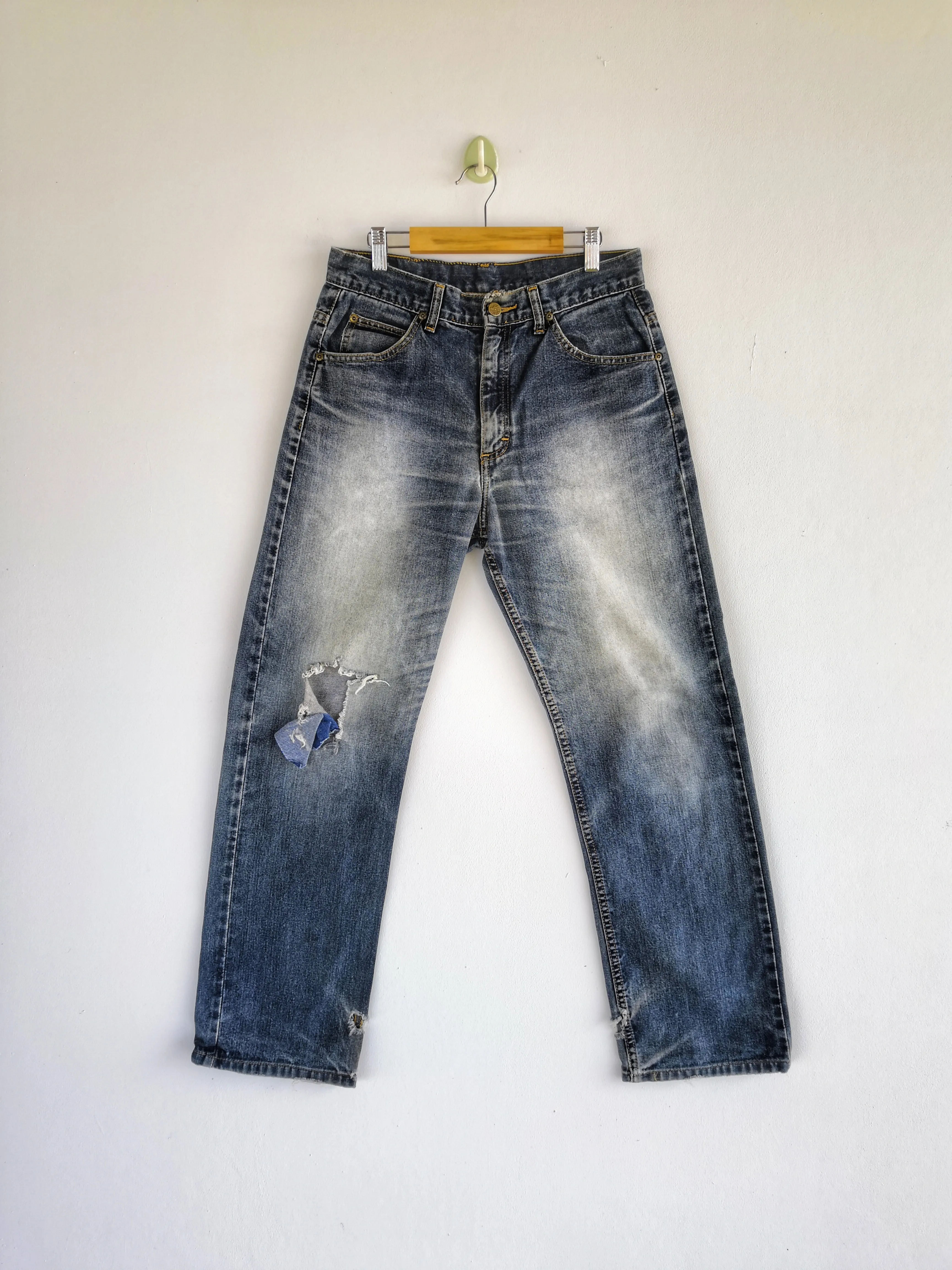 Vintage Lee Denim Distressed Lee Jeans Pants - BS45910.