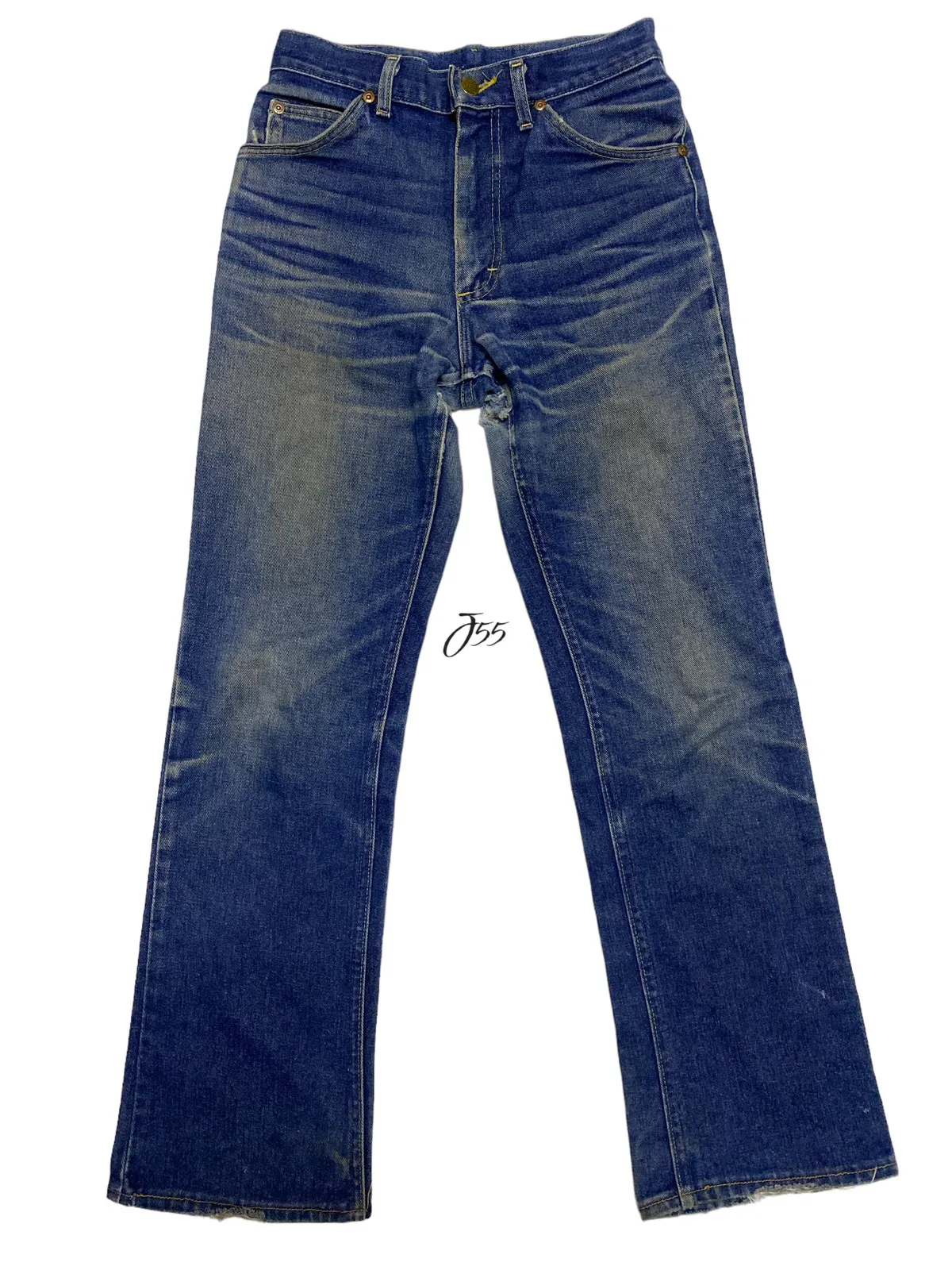 Vintage 90s Lee Riders Made in USA Distressed Jeans