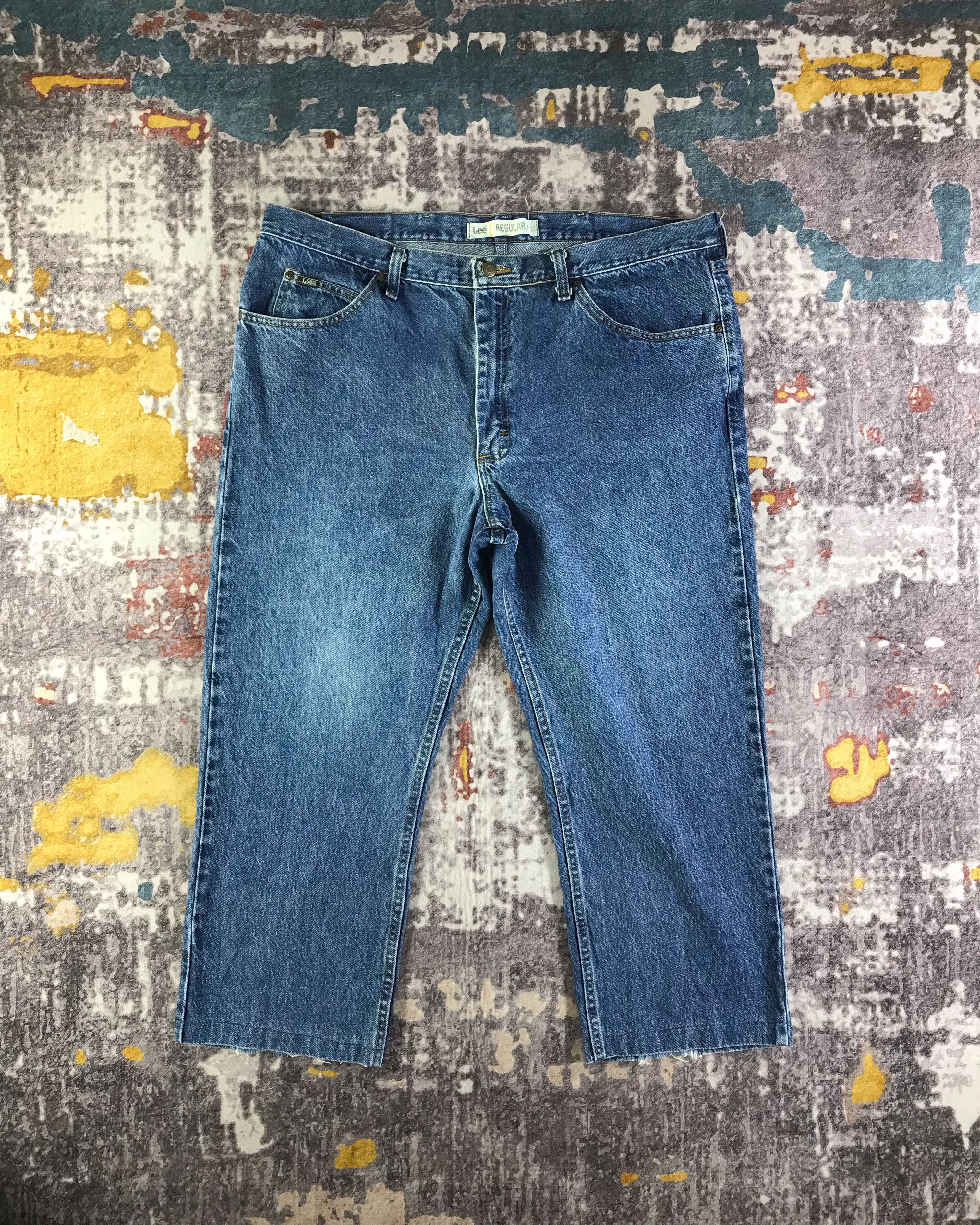 Vintage Blue Wash Lee Jeans-JM3400