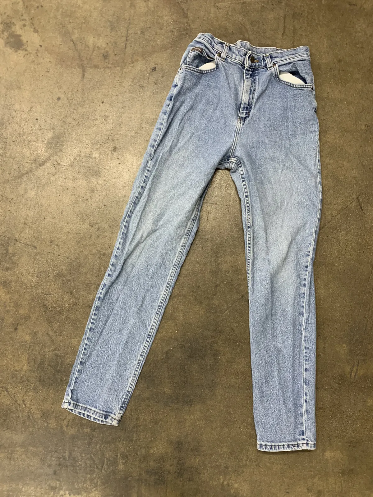 Vintage Lee Riders Slim Light Wash 26x29