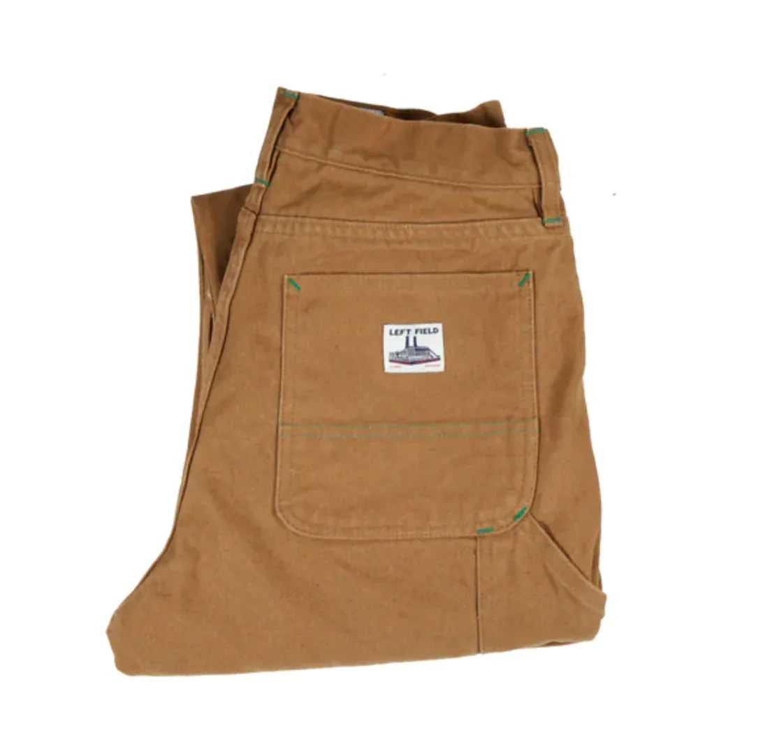 Left Field NYC Double Knee Work Chino Caramel