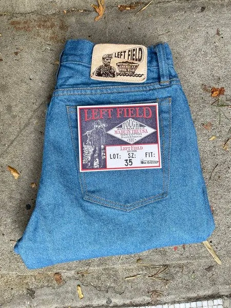 Left Field NYC Greaser Jeans Rodeo Blue Denim