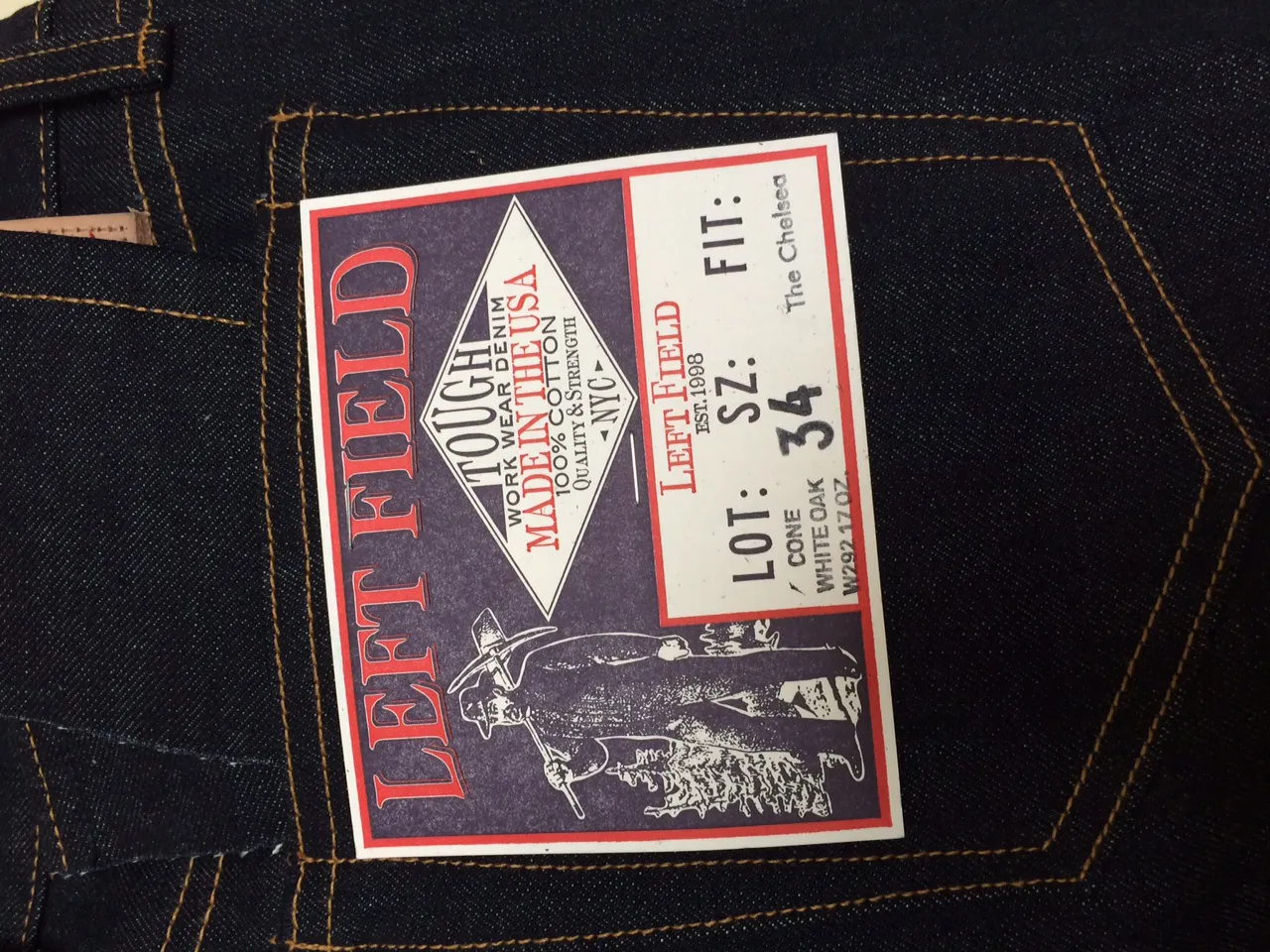 Cone Mills 17 oz. Chelsea Jean