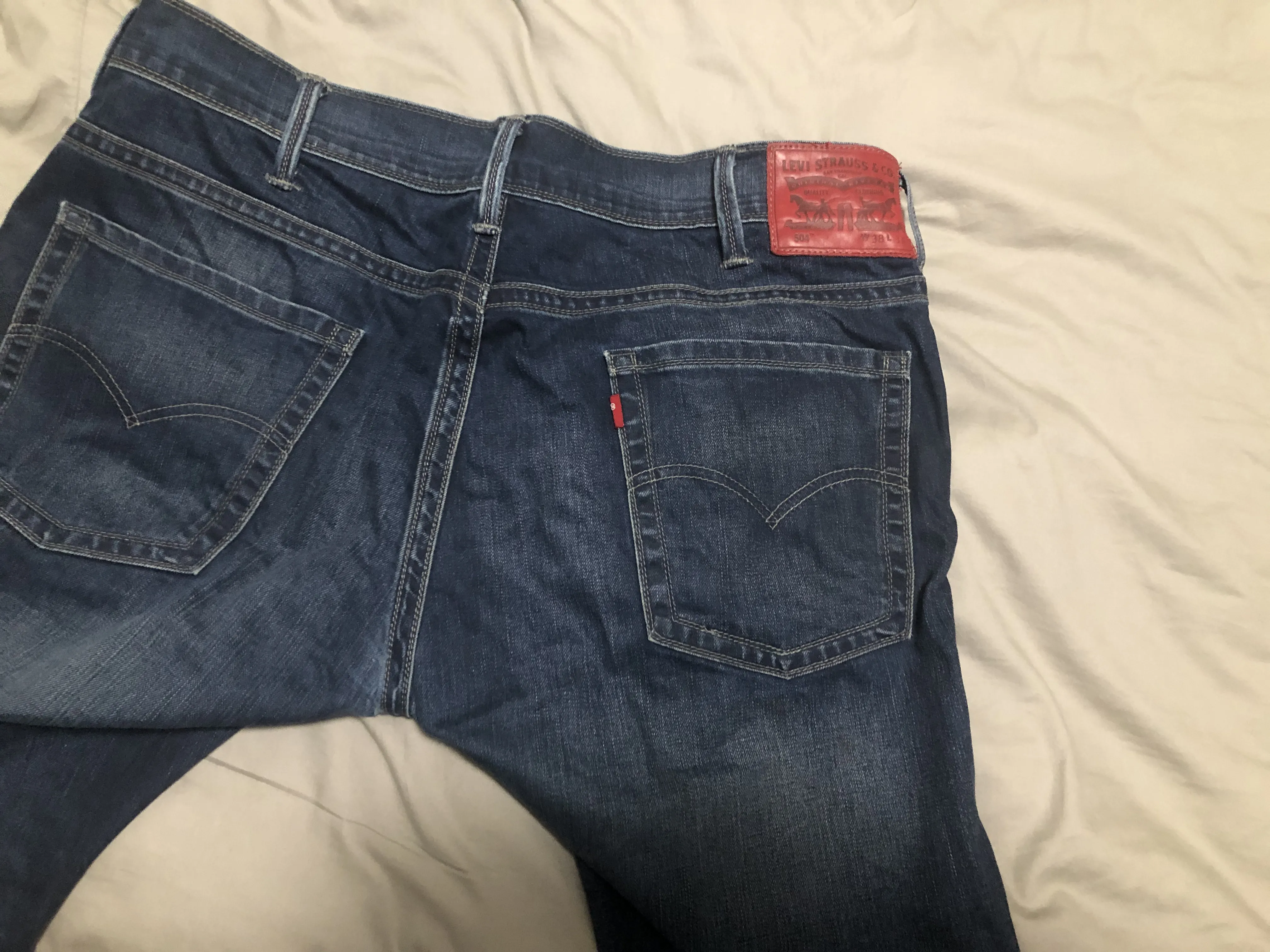 Authentic Levi’s 504 Red