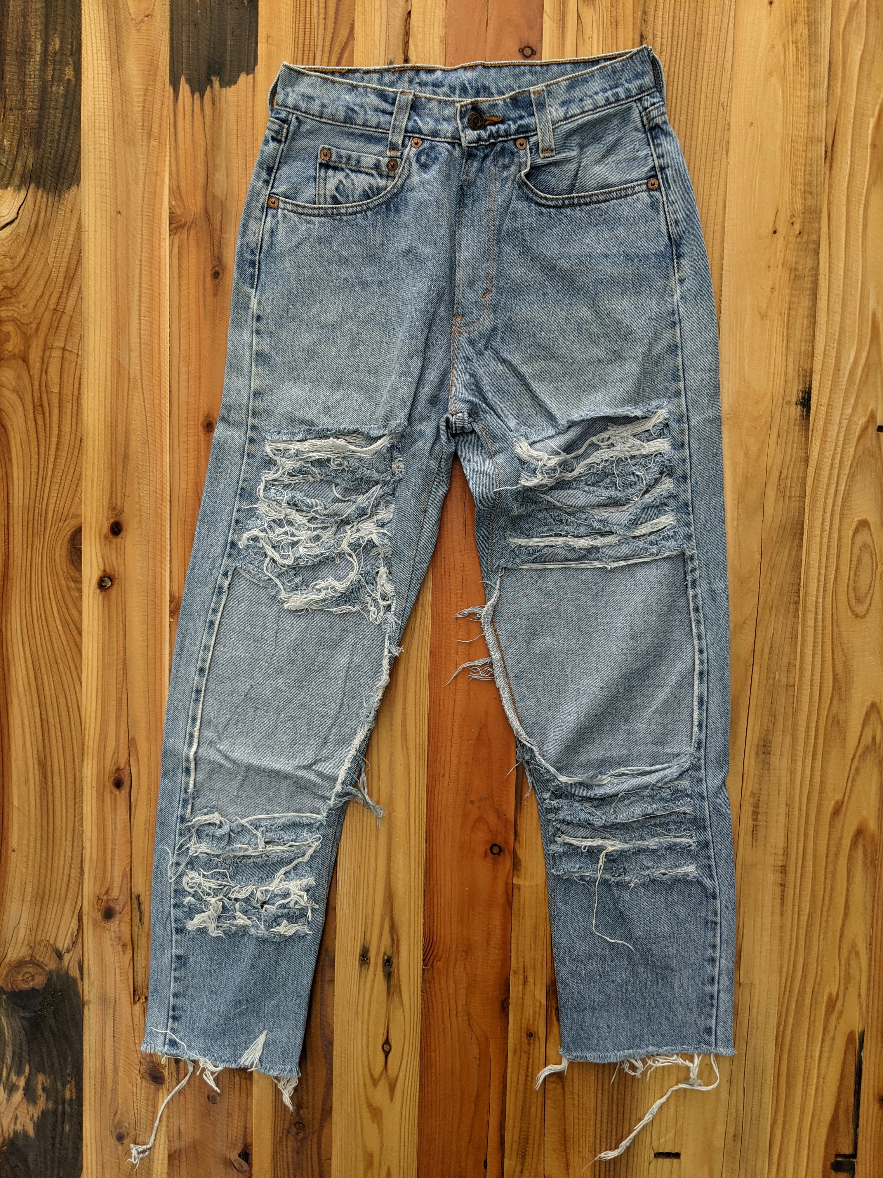 Levi's 501 Distressed Denim pants Size 26