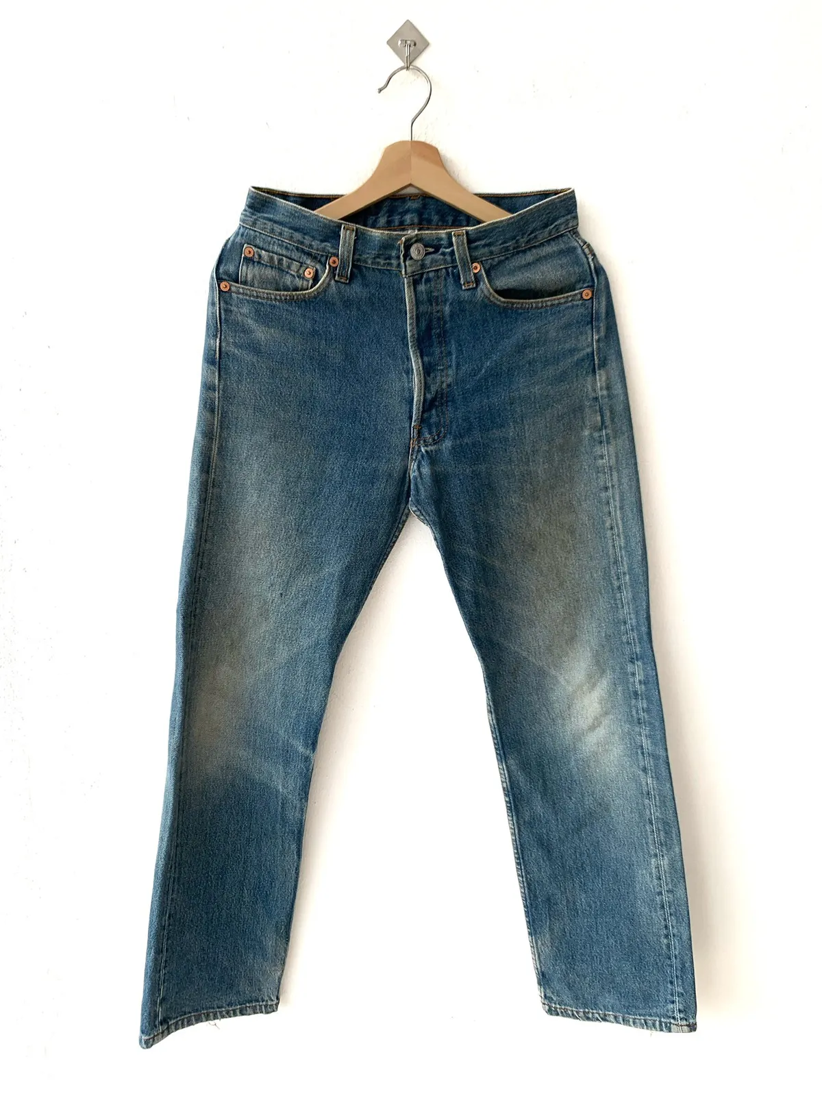 Vintage Levis 501 Stamp 552 Made in Usa Straight Denim Pants