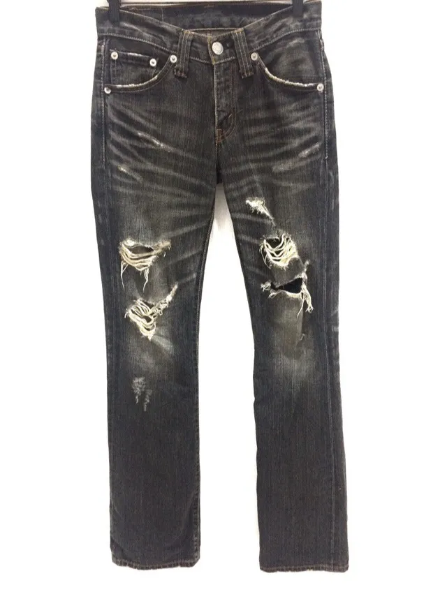 Levis Distressed Design Trousers Denim Pant