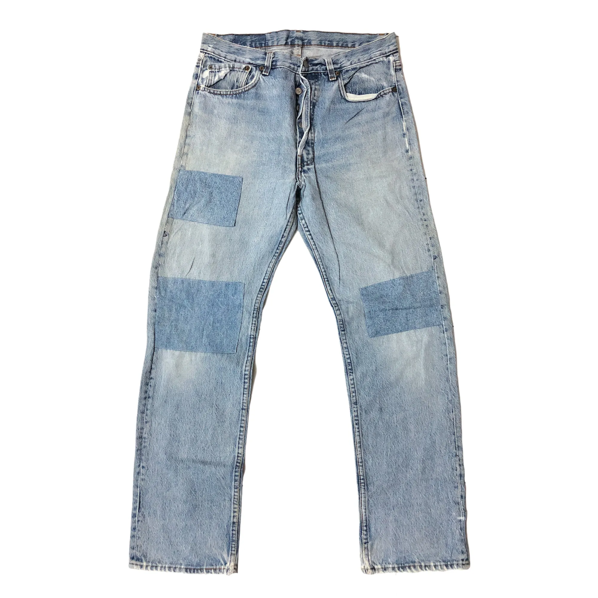 VINTAGE LEVIS 501 DENIM BUTTON FLY PATCHWORK