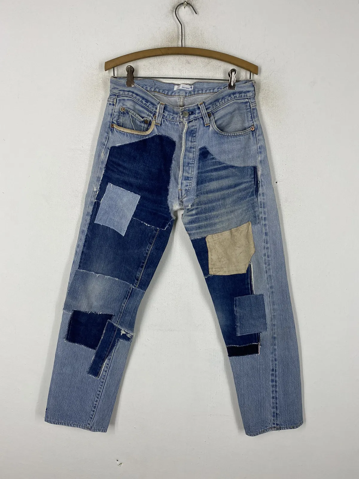 Vintage 60s Selvage Levis Button No 6 Single R Made in Usa