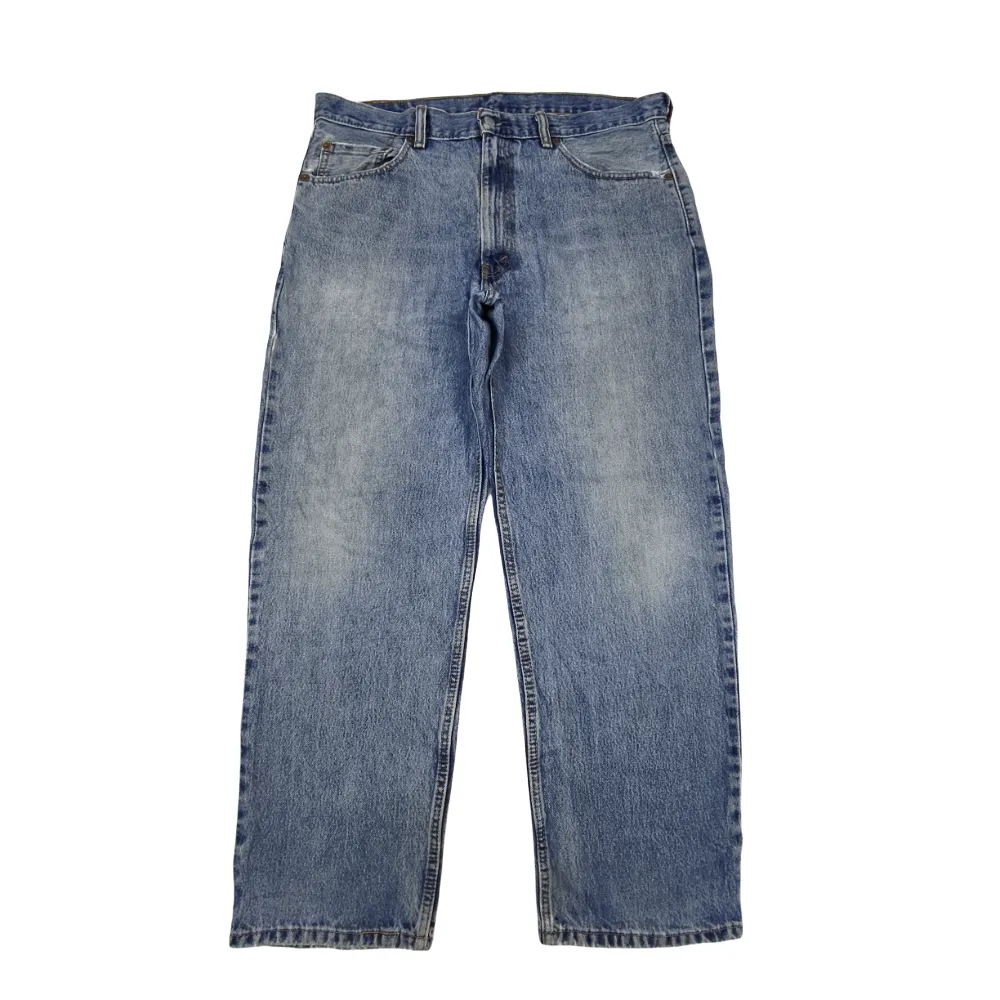 Medium Stone Washed Blue Levi's 550 Jeans 37 x 29 Denim.